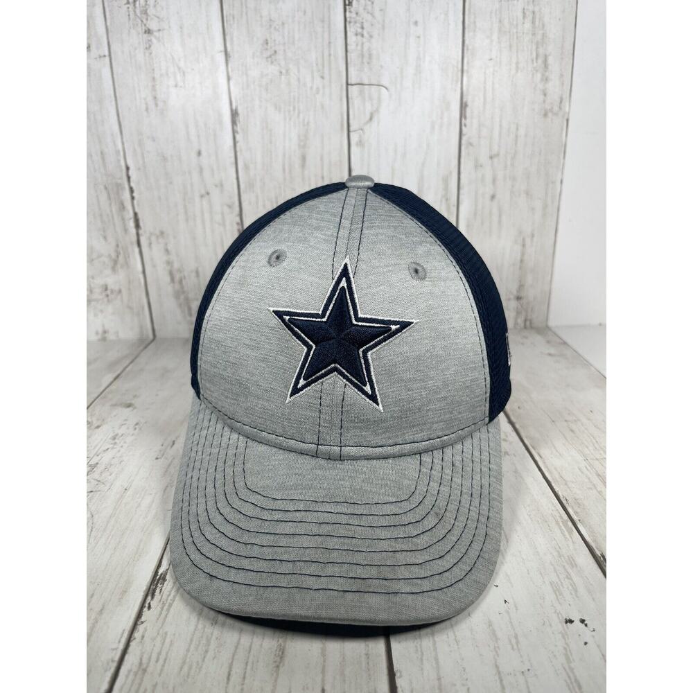 Youth Dallas Cowboys NFL New Era Grey Blue Mesh Baseball Hat Cap Snapback